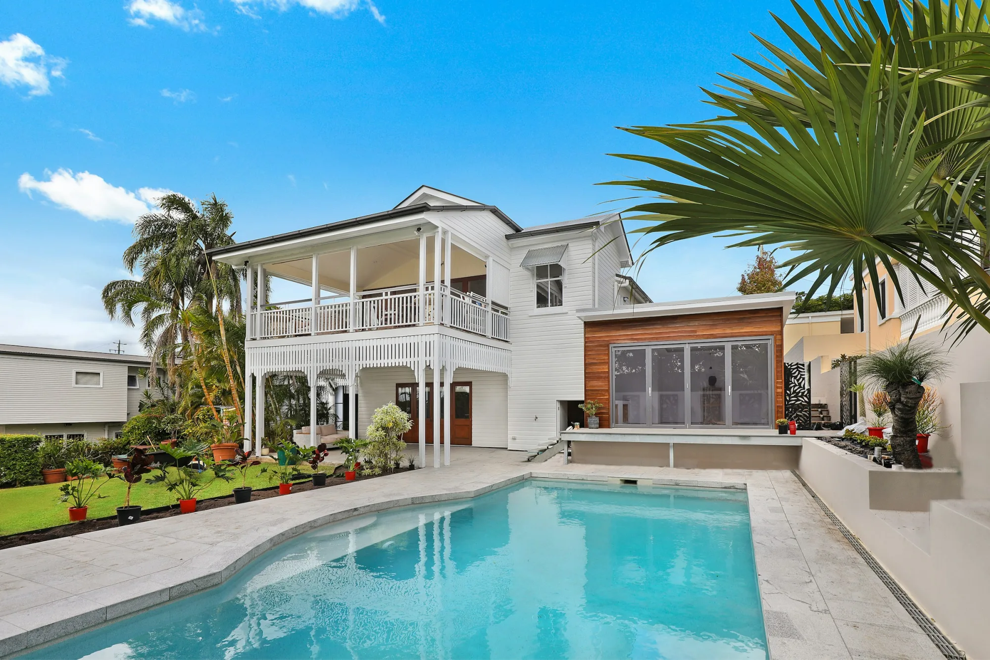 Queensland-style investment home with a swimming pool